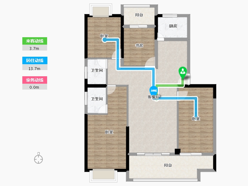 福建省-莆田市-建工・ECO状元府-114.00-户型库-动静线