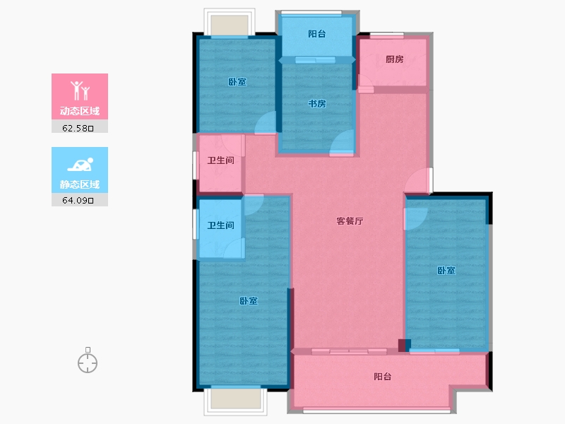 福建省-莆田市-建工・ECO状元府-114.00-户型库-动静分区