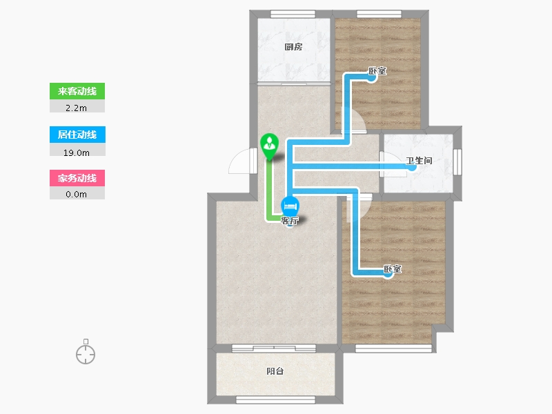 山东省-威海市-建大未来城-64.45-户型库-动静线