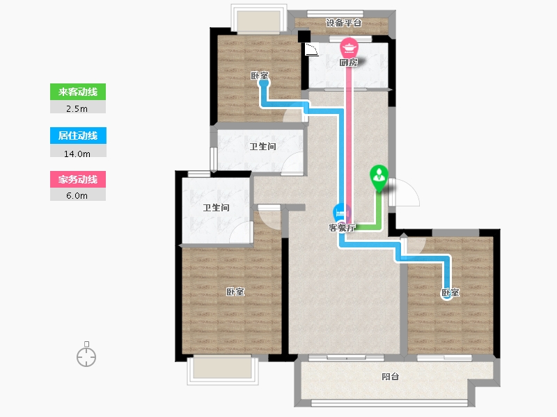 福建省-莆田市-融创玖溪大观-99.00-户型库-动静线