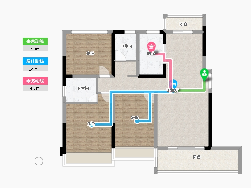 江苏省-泰州市-凰腾海姜广场-108.15-户型库-动静线