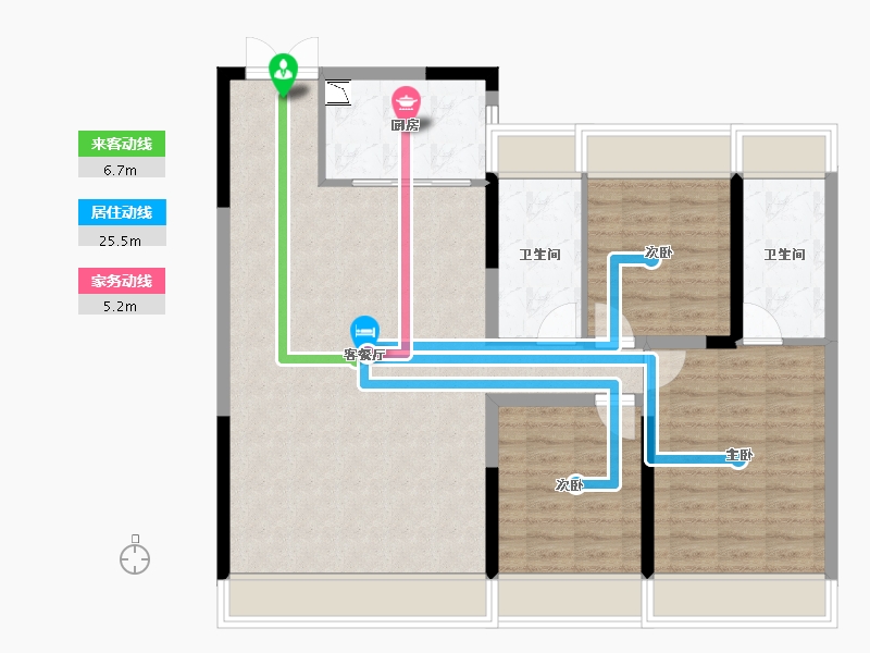 吉林省-长春市-保利天汇-99.63-户型库-动静线