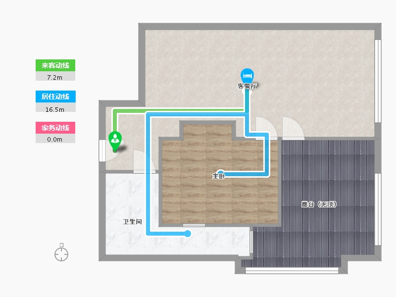 山东省-青岛市-合创大厦-82.00-户型库-动静线