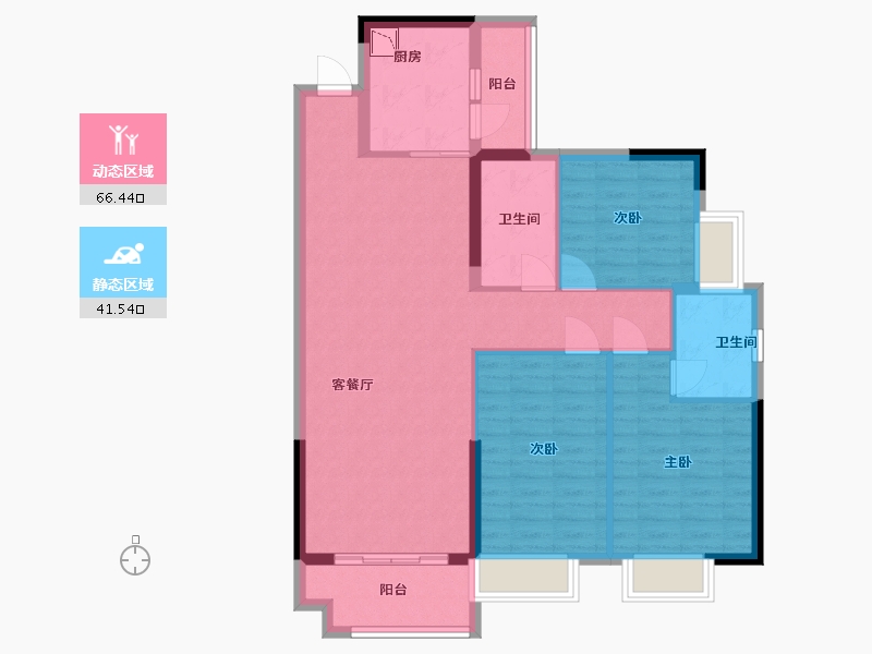 江西省-赣州市-香港城-97.00-户型库-动静分区