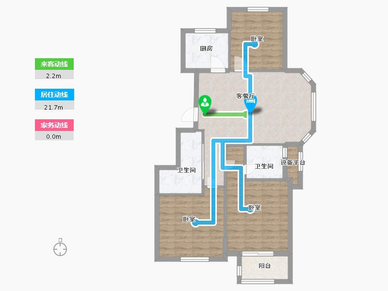 浙江省-湖州市-德清瑞鑫禹悦府-81.00-户型库-动静线