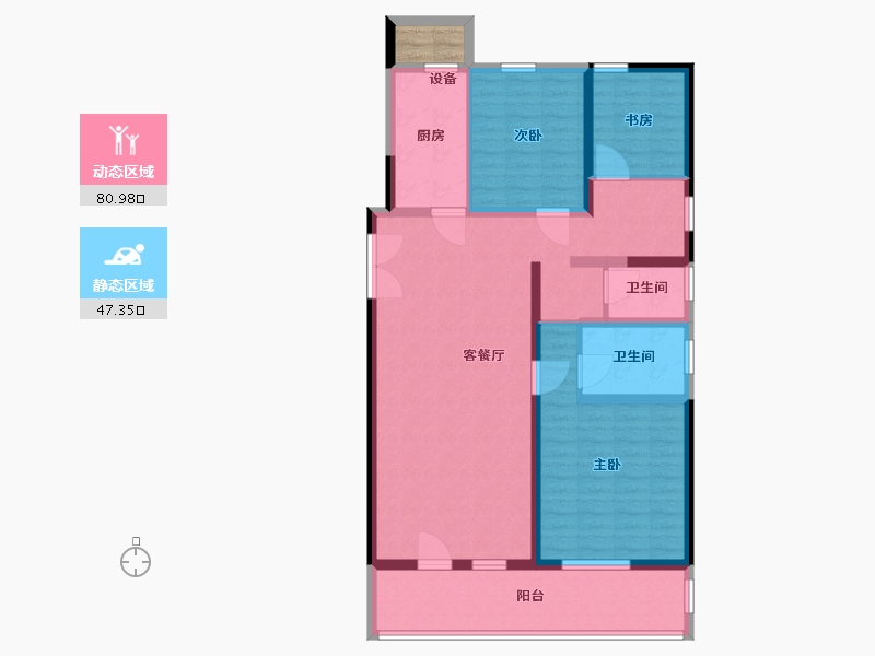 山东省-青岛市-建邦垅锦墅-117.01-户型库-动静分区