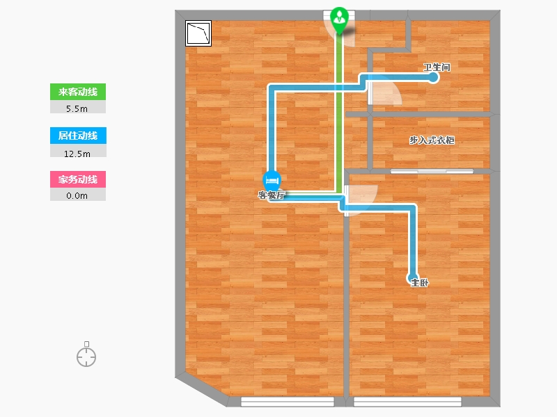 吉林省-长春市-宝能中心-69.05-户型库-动静线