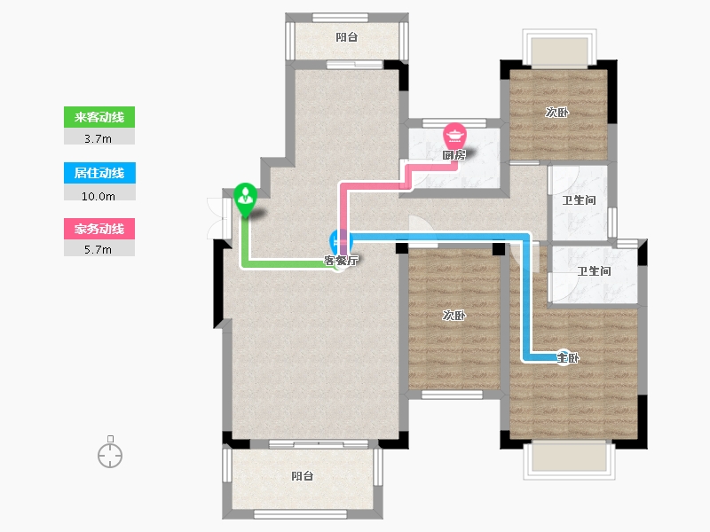 江西省-赣州市-状元府邸-97.63-户型库-动静线