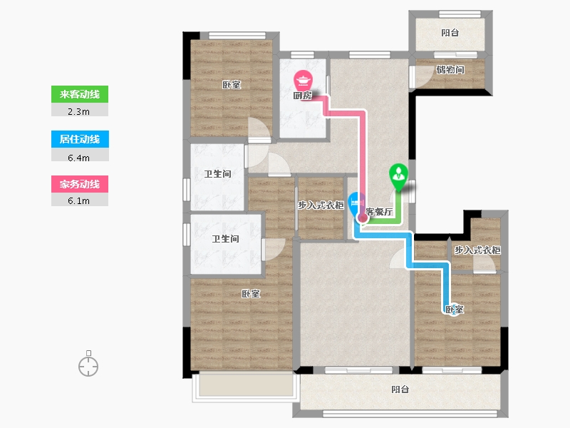 浙江省-湖州市-漾山宸院-108.51-户型库-动静线