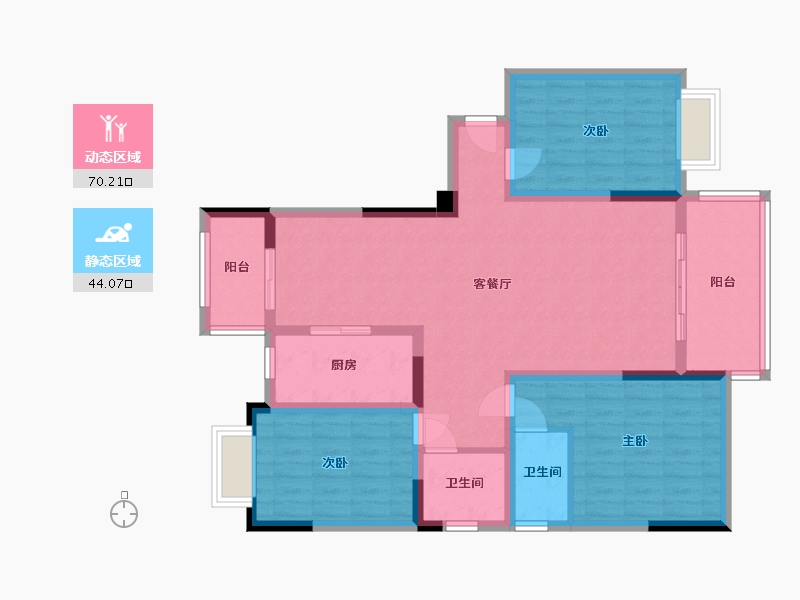 江西省-赣州市-财富新天地-101.99-户型库-动静分区