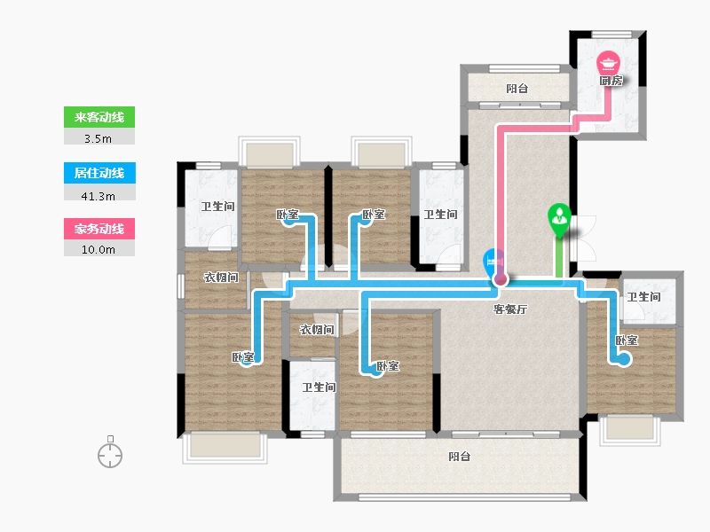 江西省-上饶市-建亨·信江院子-154.00-户型库-动静线