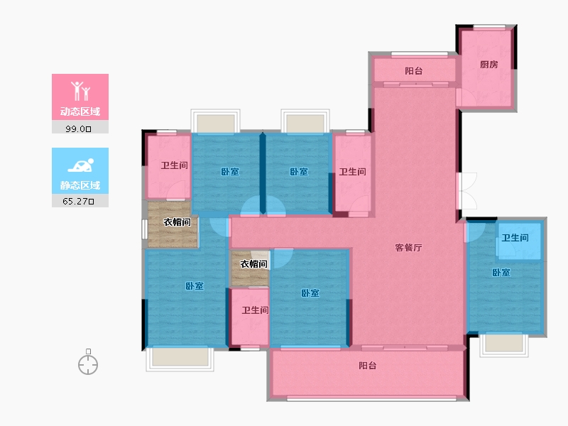 江西省-上饶市-建亨·信江院子-154.00-户型库-动静分区