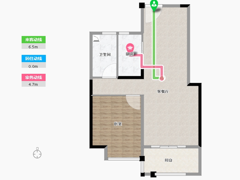 福建省-龙岩市-上杭融侨观邸-103.00-户型库-动静线