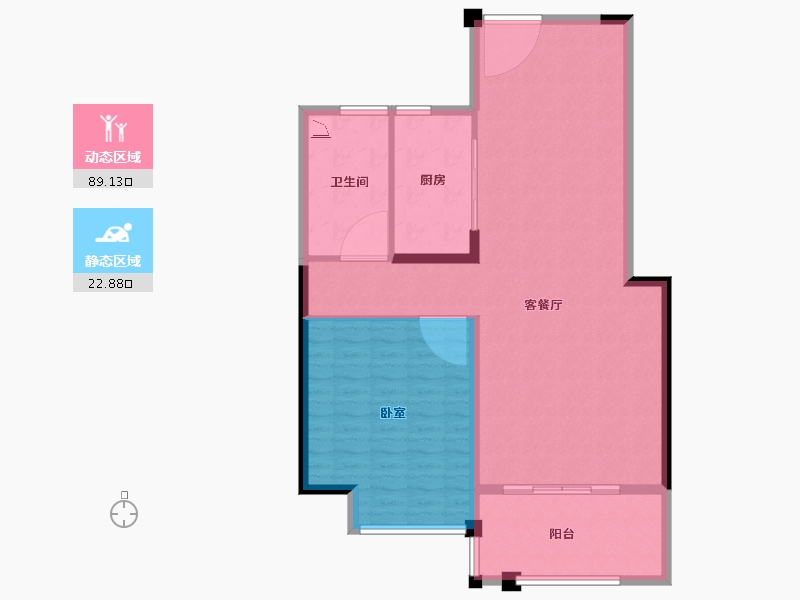 福建省-龙岩市-上杭融侨观邸-103.00-户型库-动静分区