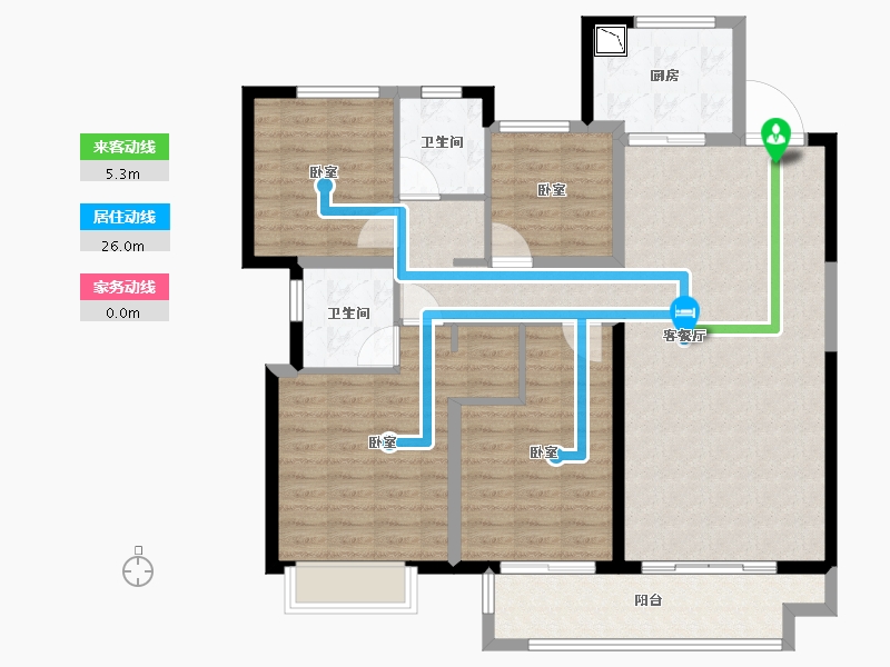 福建省-莆田市-融创玖溪大观-114.00-户型库-动静线