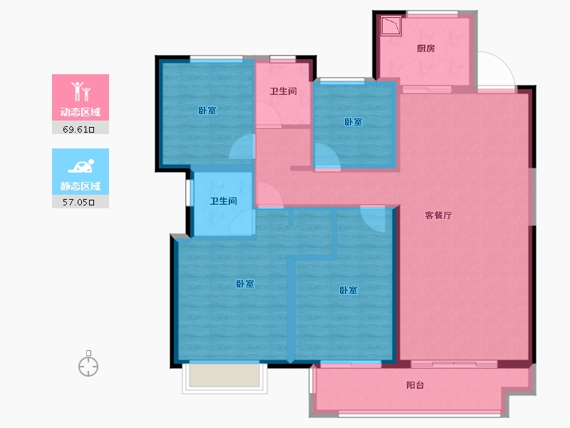 福建省-莆田市-融创玖溪大观-114.00-户型库-动静分区