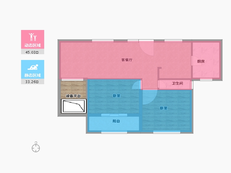 浙江省-绍兴市-远亚金色凤凰园-74.00-户型库-动静分区