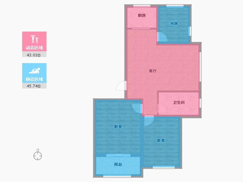 山东省-威海市-建大未来城-79.52-户型库-动静分区