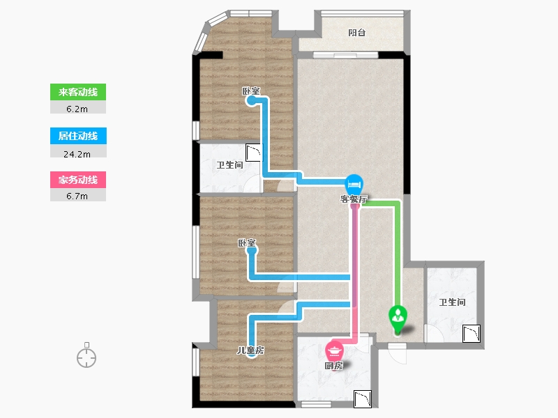 福建省-莆田市-荣华大乐城-103.04-户型库-动静线