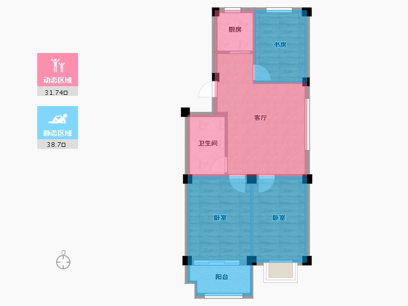 山东省-威海市-建大未来城-63.07-户型库-动静分区