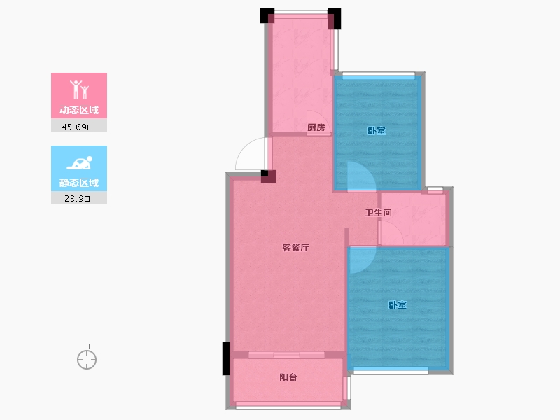 浙江省-舟山市-恒大御海天下-63.01-户型库-动静分区