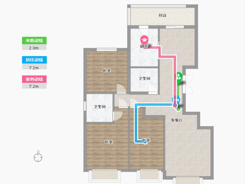 吉林省-辽源市-四平恒大首府-102.01-户型库-动静线