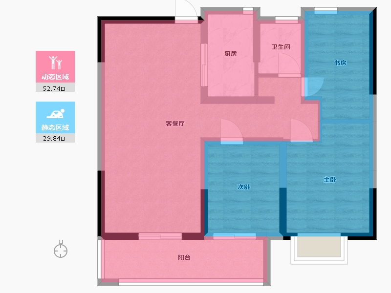 江西省-九江市-九瑞新城-73.13-户型库-动静分区