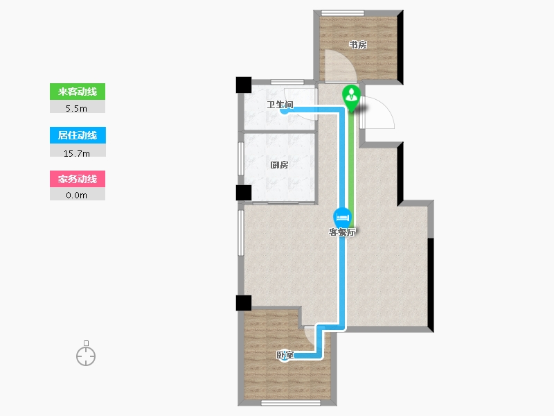 福建省-福州市-万科福晟翡翠里凤栖-94.01-户型库-动静线