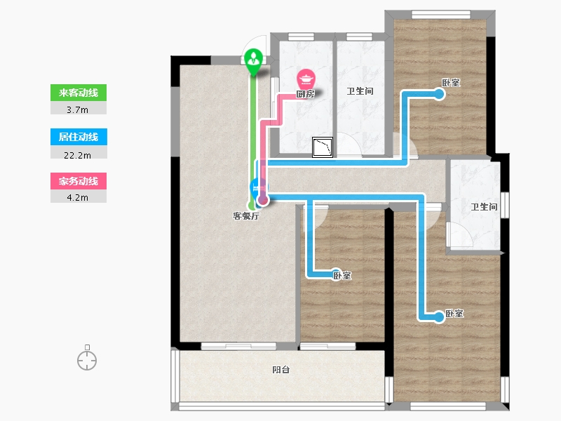 福建省-莆田市-保利林语溪-91.00-户型库-动静线