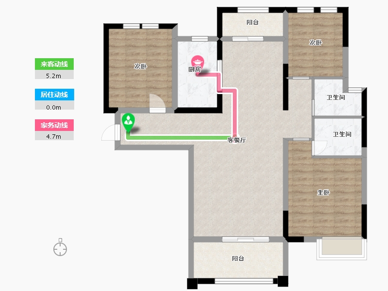 江西省-九江市-海正绿城-98.57-户型库-动静线