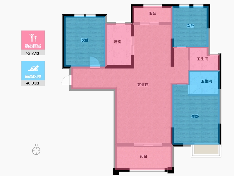 江西省-九江市-海正绿城-98.57-户型库-动静分区