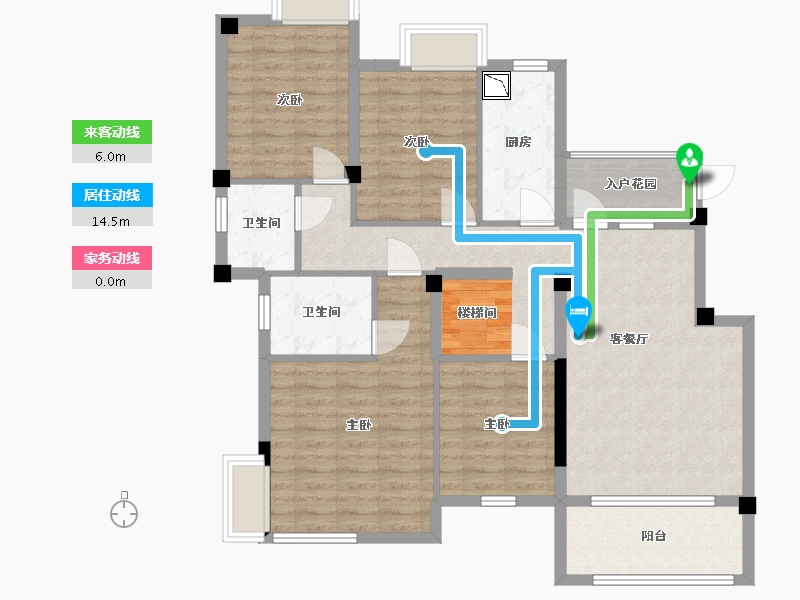 江西省-南昌市-美高东郊紫园-103.99-户型库-动静线