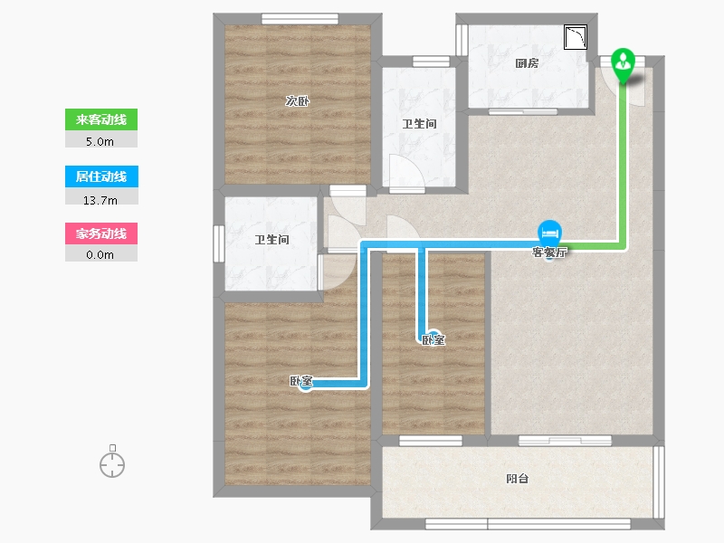 安徽省-合肥市-大富鸿学府-87.34-户型库-动静线