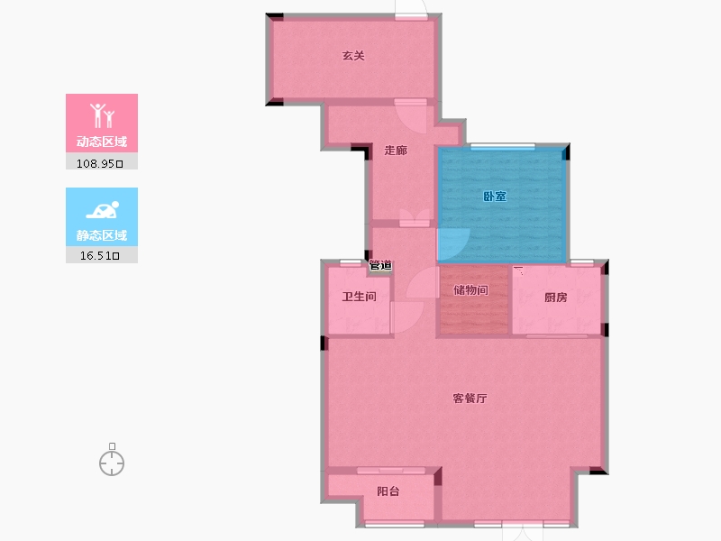 浙江省-湖州市-当代MOMΛ上品湾-115.00-户型库-动静分区