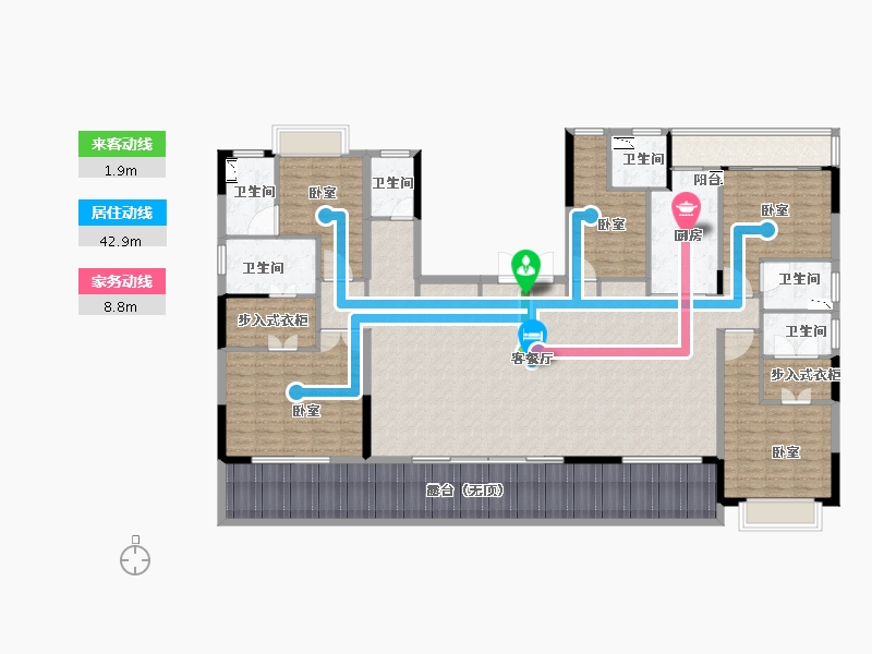 浙江省-丽水市-松泰松溪新语-216.00-户型库-动静线