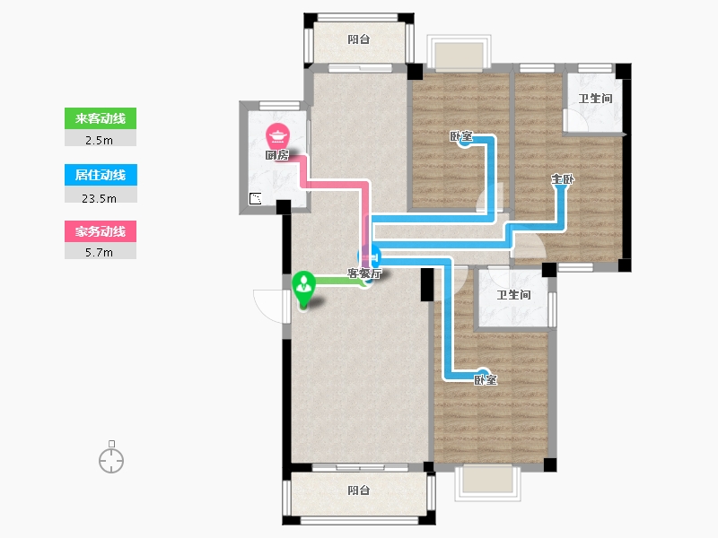 福建省-泉州市-创力悦城-102.06-户型库-动静线