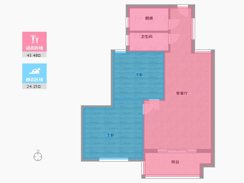 福建省-南平市-富金湖壹号-61.00-户型库-动静分区