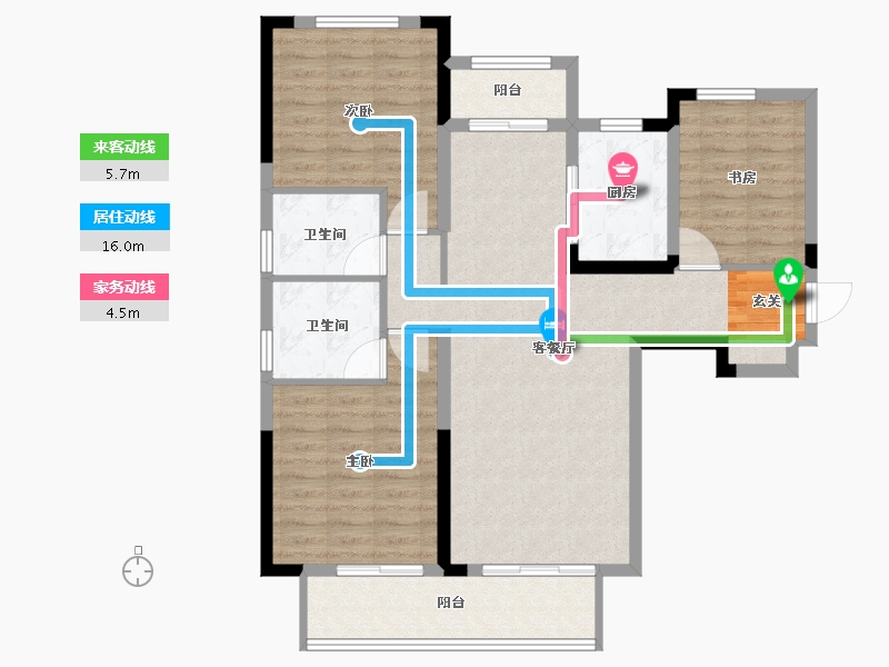 安徽省-阜阳市-祥源文旅城-99.00-户型库-动静线