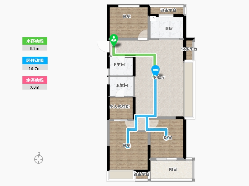 浙江省-金华市-南江悦-99.00-户型库-动静线