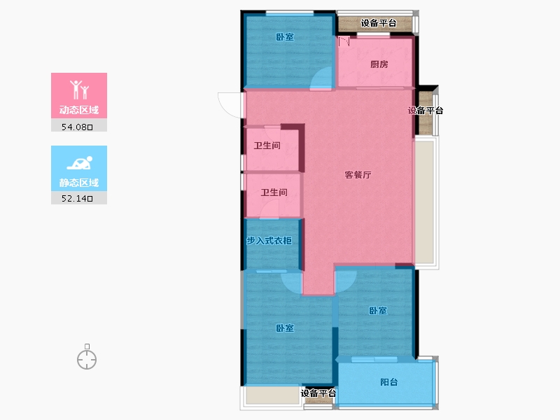 浙江省-金华市-南江悦-99.00-户型库-动静分区