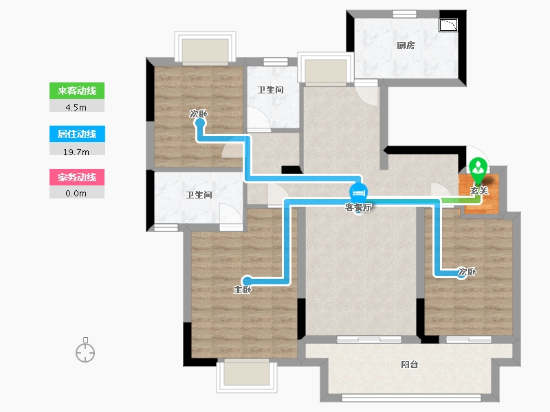 江西省-九江市-融创·政务壹号-92.00-户型库-动静线