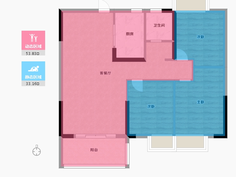 江西省-九江市-俊怡·庐山御府-78.40-户型库-动静分区