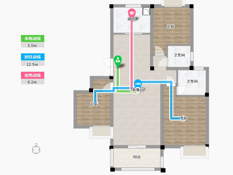 江西省-九江市-恒丰满庭春-92.00-户型库-动静线