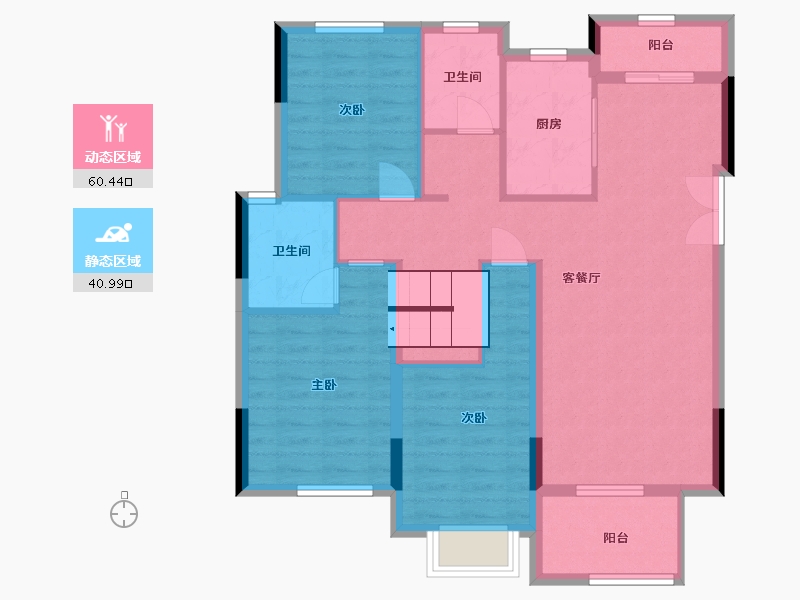 江西省-南昌市-淘鑫未未来-91.00-户型库-动静分区