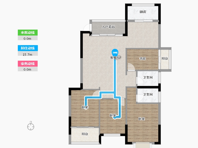 福建省-福州市-德成名郡-114.00-户型库-动静线