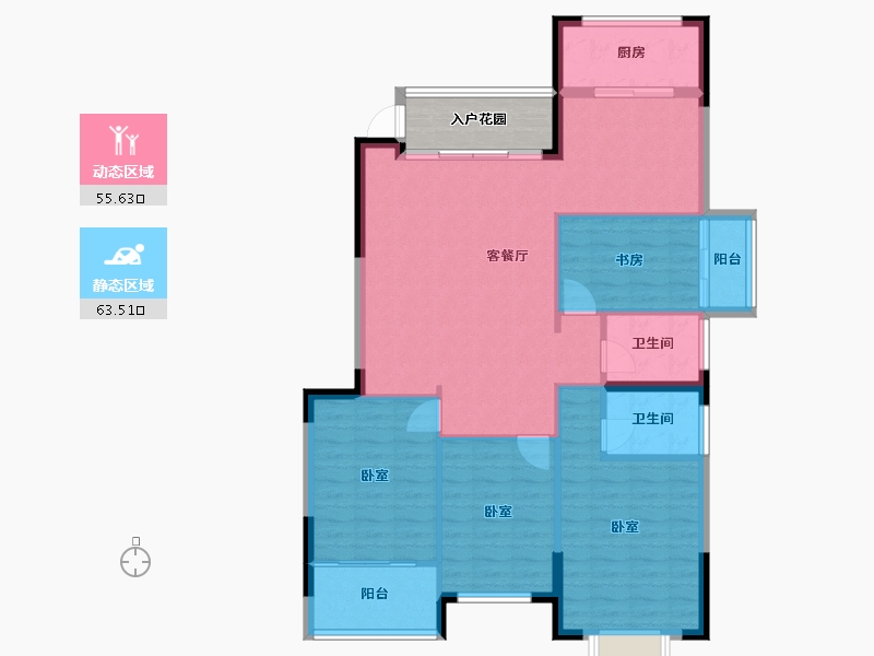 福建省-福州市-德成名郡-114.00-户型库-动静分区