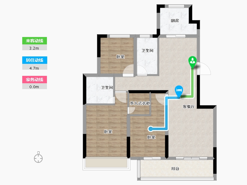 浙江省-金华市-横店南江西园-97.00-户型库-动静线