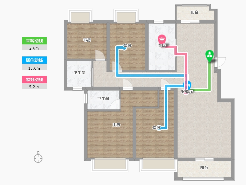 江西省-南昌市-东投阳光城-112.00-户型库-动静线