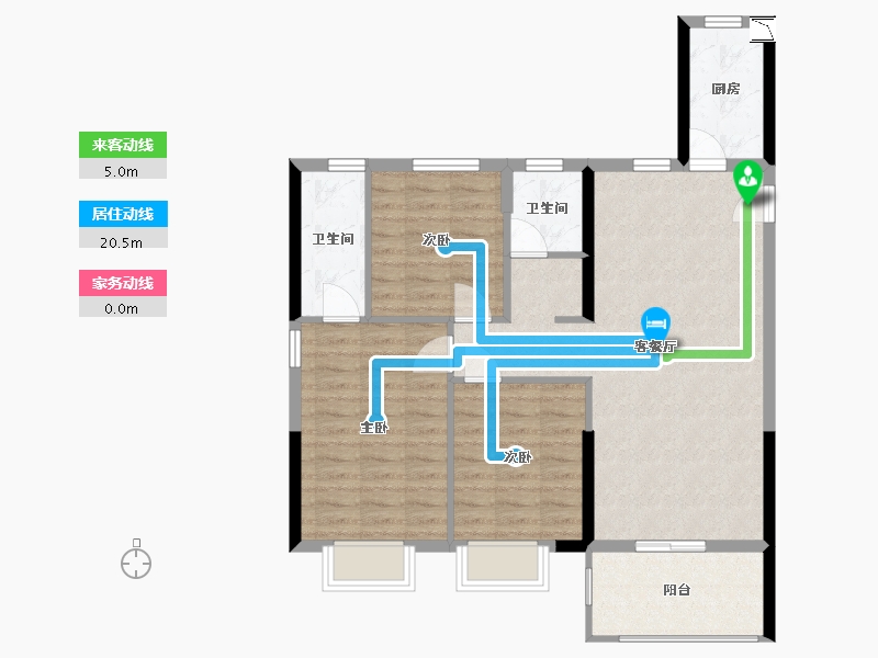 江西省-南昌市-淘鑫未未来-88.00-户型库-动静线