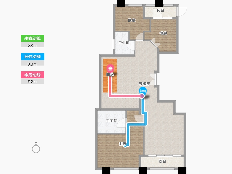 浙江省-宁波市-紫荆汇-152.01-户型库-动静线